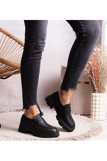 Čierne poltopánky z eko...