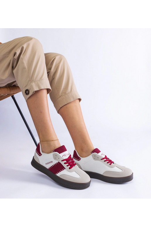 Bordové tenisky na platforme s...