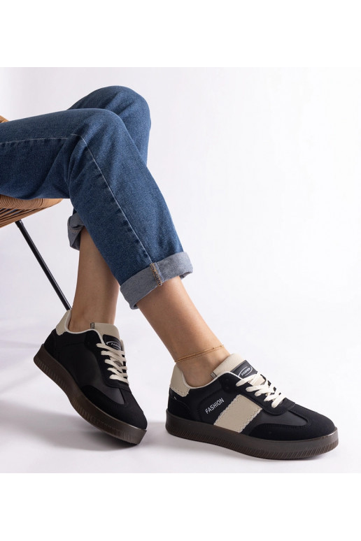 Čierne tenisky na platforme s...