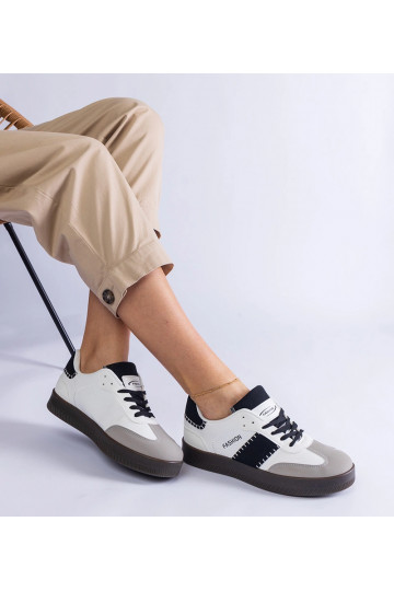 Biele tenisky na platforme... 2