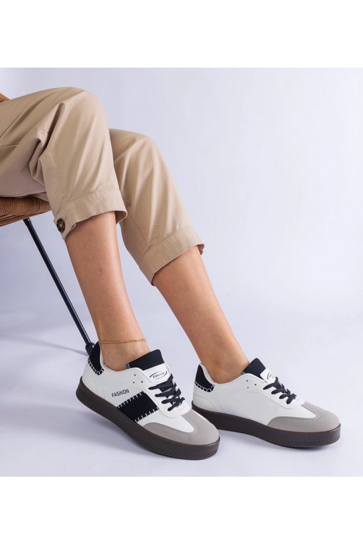 Biele tenisky na platforme s...