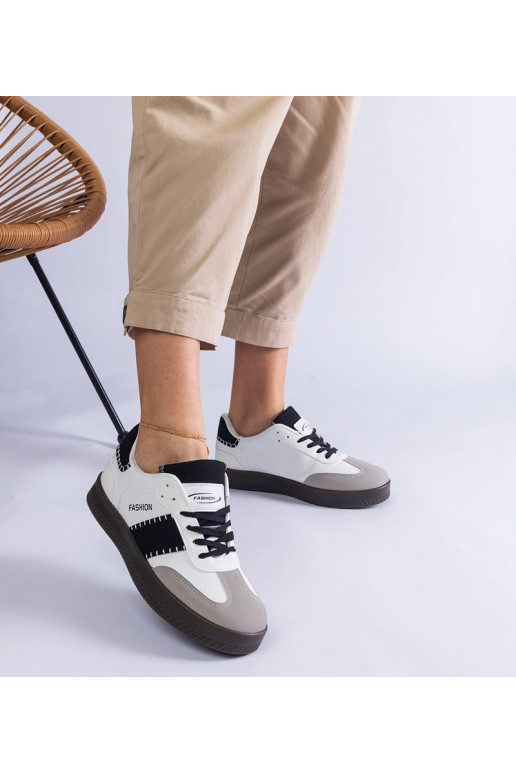 Biele tenisky na platforme s...