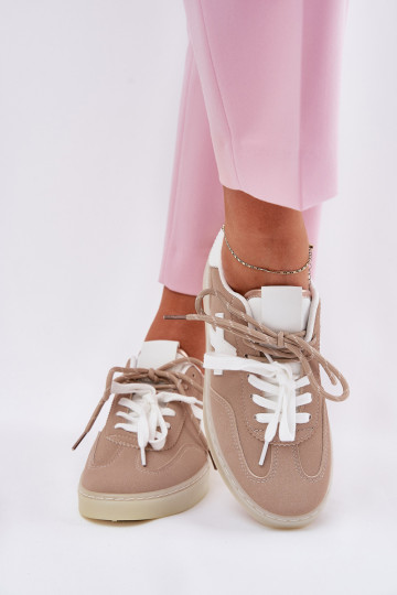 Nízka tenisky Dámske béžová Zelevelis 2