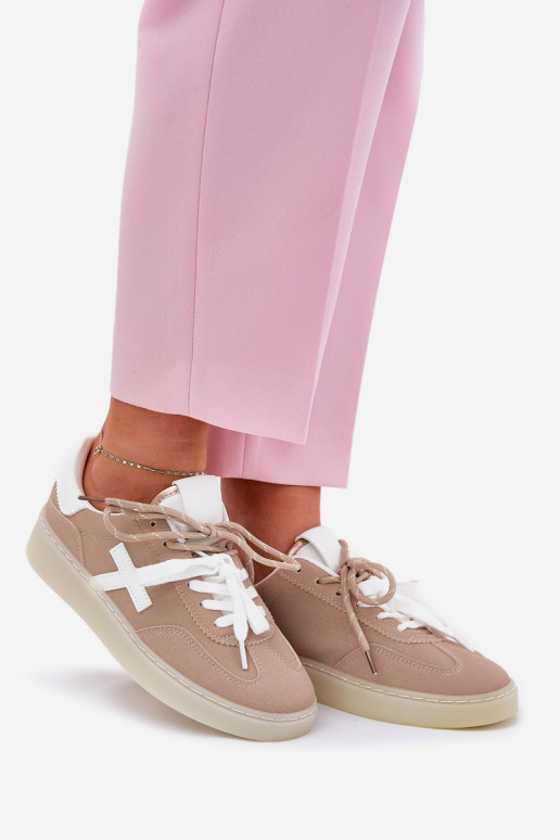 Nízka tenisky Dámske béžová Zelevelis