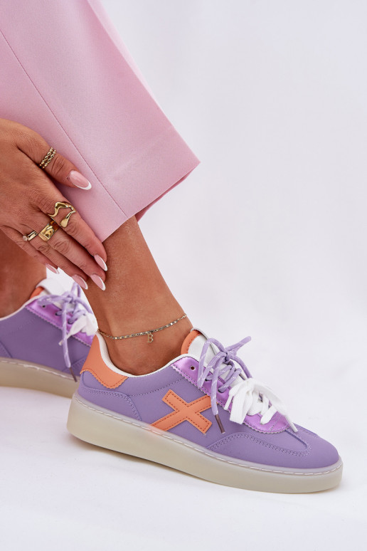 Nízka tenisky Dámske Fialová Zelevelis