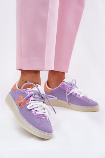 Nízka tenisky Dámske Fialová Zelevelis 2