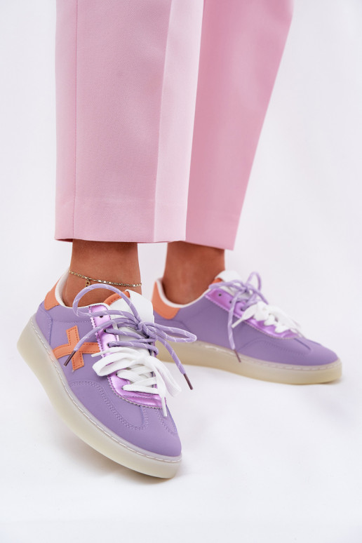 Nízka tenisky Dámske Fialová Zelevelis