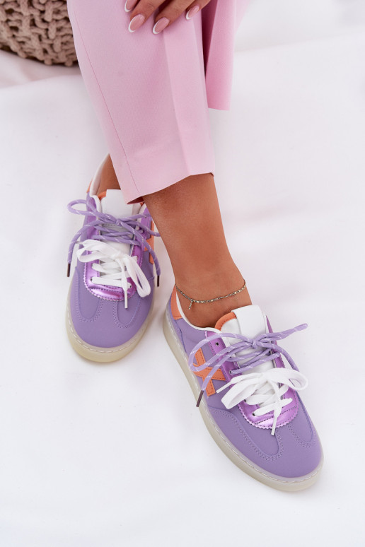 Nízka tenisky Dámske Fialová Zelevelis