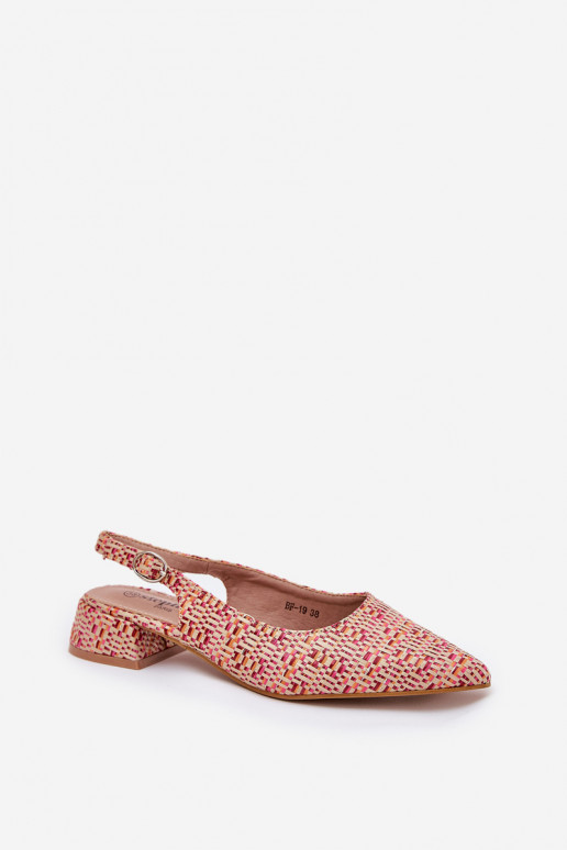 vzorované sandále Dámske Zapnuté Jemném Obcasie Rôzne farby Jorela vzorované sandále Dámske Zapnuté Jemném Obcasie Rôzne farby Jorela