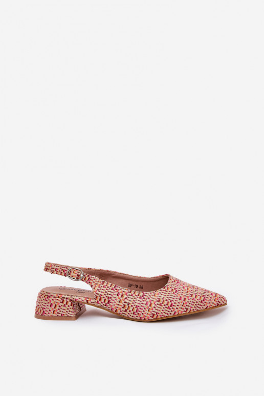 vzorované sandále Dámske Zapnuté Jemném Obcasie Rôzne farby Jorela vzorované sandále Dámske Zapnuté Jemném Obcasie Rôzne farby Jorela