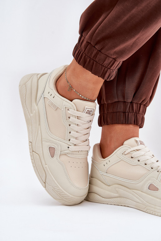 Dámske Tenisky model obuvi Big Star NN274668 béžová Dámske Tenisky model obuvi Big Star NN274668 béžová