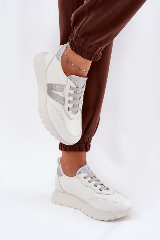 tenisky Dámske s platformou Vinceza 58510 biela farba tenisky Dámske s platformou Vinceza 58510 biela farba