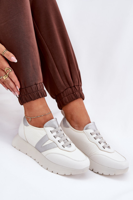 tenisky Dámske s platformou Vinceza 58510 biela farba tenisky Dámske s platformou Vinceza 58510 biela farba