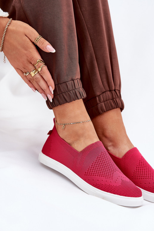 Dámske Tenisky Slip-on Big Star FF274A605 Ružová Dámske Tenisky Slip-on Big Star FF274A605 Ružová