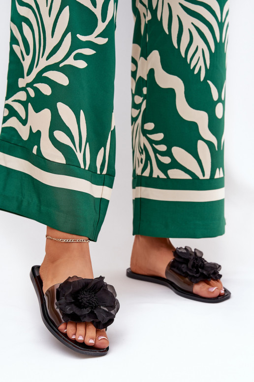 Perregimi rovná sa Dámske papuče Ze Sztucznym Kvet čierna Vobetta Perregimi rovná sa Dámske papuče Ze Sztucznym Kvet čierna Vobetta