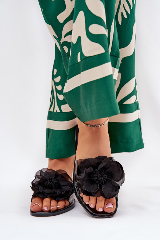 Perregimi rovná sa Dámske papuče Ze Sztucznym Kvet čierna Vobetta Perregimi rovná sa Dámske papuče Ze Sztucznym Kvet čierna Vobetta