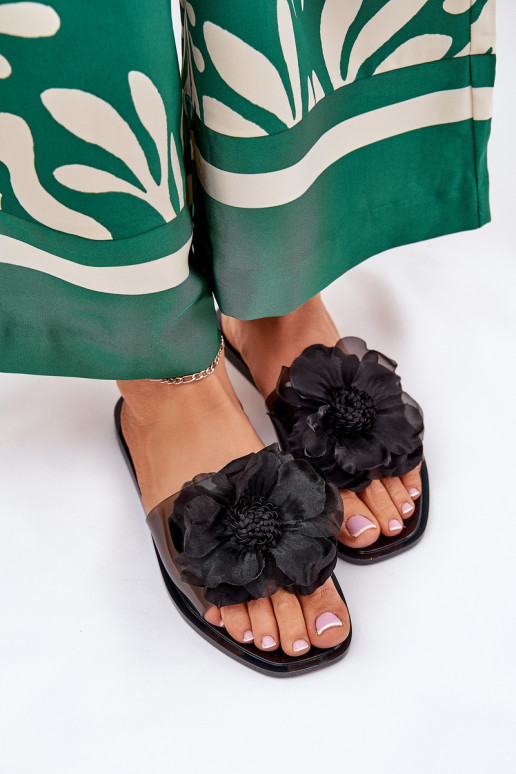 Perregimi rovná sa Dámske papuče Ze Sztucznym Kvet čierna Vobetta Perregimi rovná sa Dámske papuče Ze Sztucznym Kvet čierna Vobetta