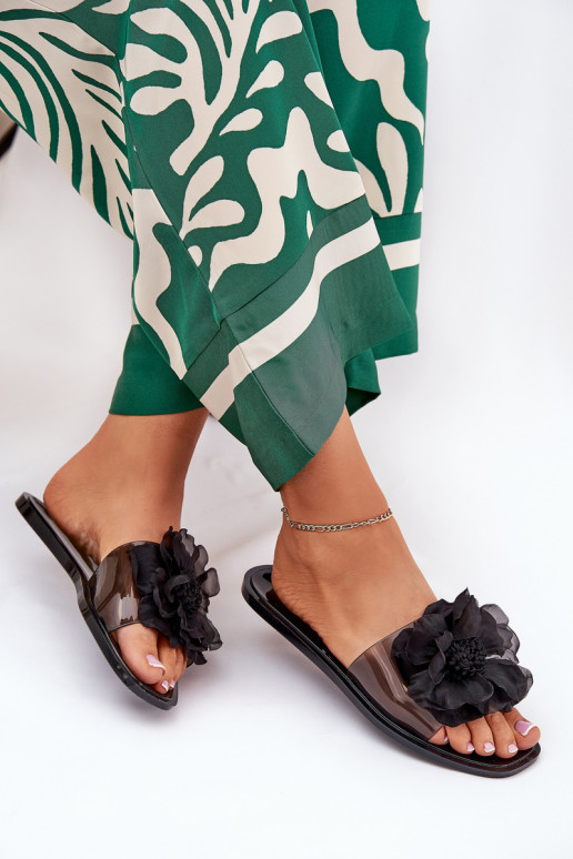 Perregimi rovná sa Dámske papuče Ze Sztucznym Kvet čierna Vobetta Perregimi rovná sa Dámske papuče Ze Sztucznym Kvet čierna Vobetta