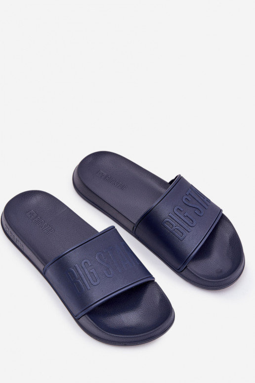 Ľahké penové šľapky pánske Big Star MM174323 tmavomodrá Ľahké penové šľapky pánske Big Star MM174323 tmavomodrá