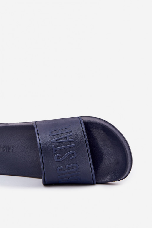 Ľahké penové šľapky pánske Big Star MM174323 tmavomodrá Ľahké penové šľapky pánske Big Star MM174323 tmavomodrá