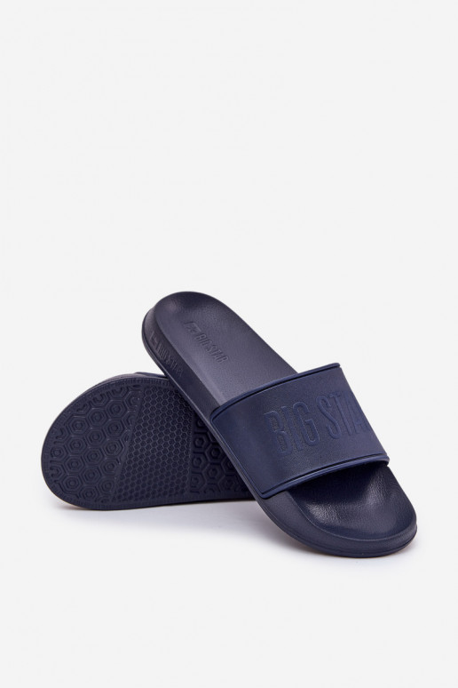 Ľahké penové šľapky pánske Big Star MM174323 tmavomodrá Ľahké penové šľapky pánske Big Star MM174323 tmavomodrá