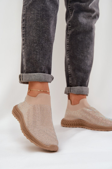 Trvalý model tenisky Dámske S Dekoráciou D&A TIN121 béžová 2