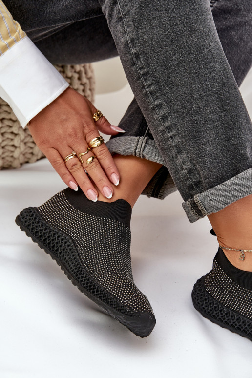 Trvalý model tenisky Dámske S Dekoráciou D&A TIN121 čierna