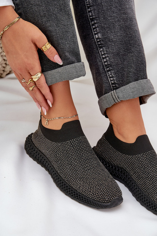 Trvalý model tenisky Dámske S Dekoráciou D&A TIN121 čierna