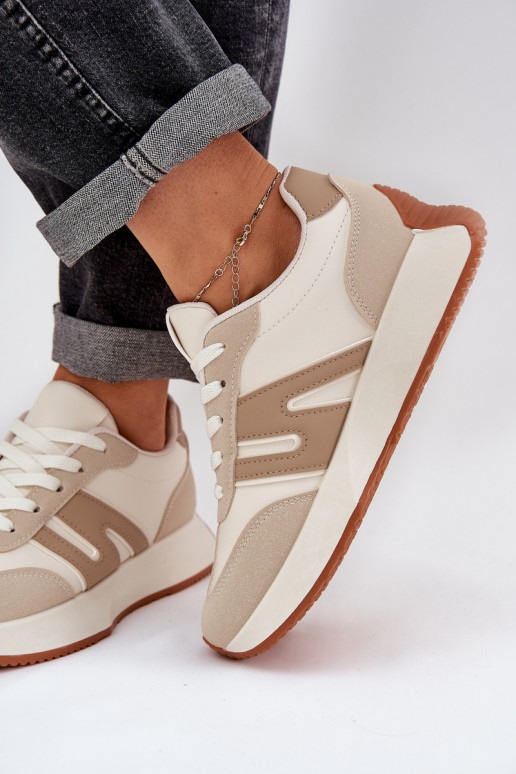 tenisky Dámske s platformou béžová Emidi tenisky Dámske s platformou béžová Emidi