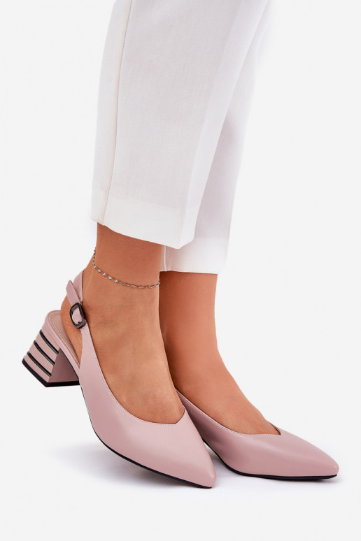 Dámske sandále s podpätkami Ze Szpiczastymi Noskami Vinceza 62217 Ružová Dámske sandále s podpätkami Ze Szpiczastymi Noskami Vinceza 62217 Ružová