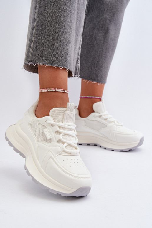 Tenisky model obuvi Dámske HI-POLY SYSTEM Big Star NN274A107 biela farba Tenisky model obuvi Dámske HI-POLY SYSTEM Big Star NN274A107 biela farba