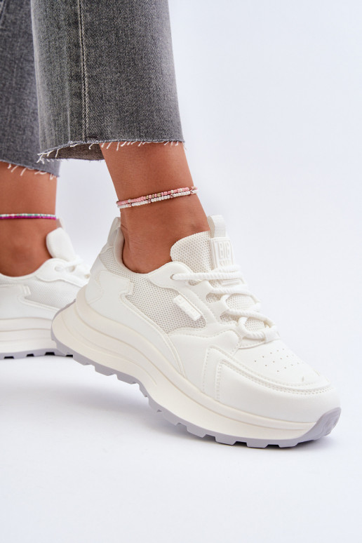 Tenisky model obuvi Dámske HI-POLY SYSTEM Big Star NN274A107 biela farba Tenisky model obuvi Dámske HI-POLY SYSTEM Big Star NN274A107 biela farba