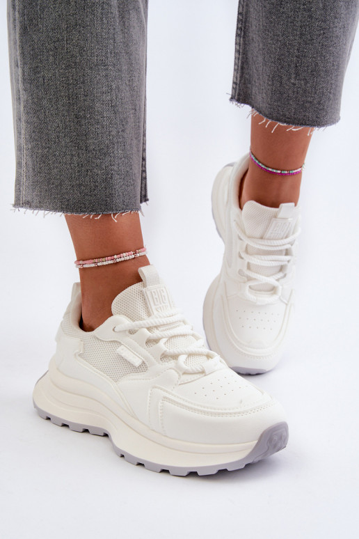 Tenisky model obuvi Dámske HI-POLY SYSTEM Big Star NN274A107 biela farba Tenisky model obuvi Dámske HI-POLY SYSTEM Big Star NN274A107 biela farba