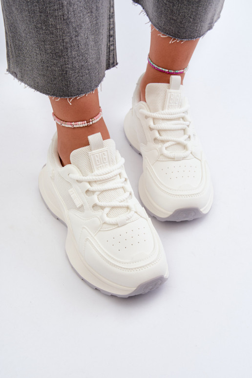 Tenisky model obuvi Dámske HI-POLY SYSTEM Big Star NN274A107 biela farba Tenisky model obuvi Dámske HI-POLY SYSTEM Big Star NN274A107 biela farba