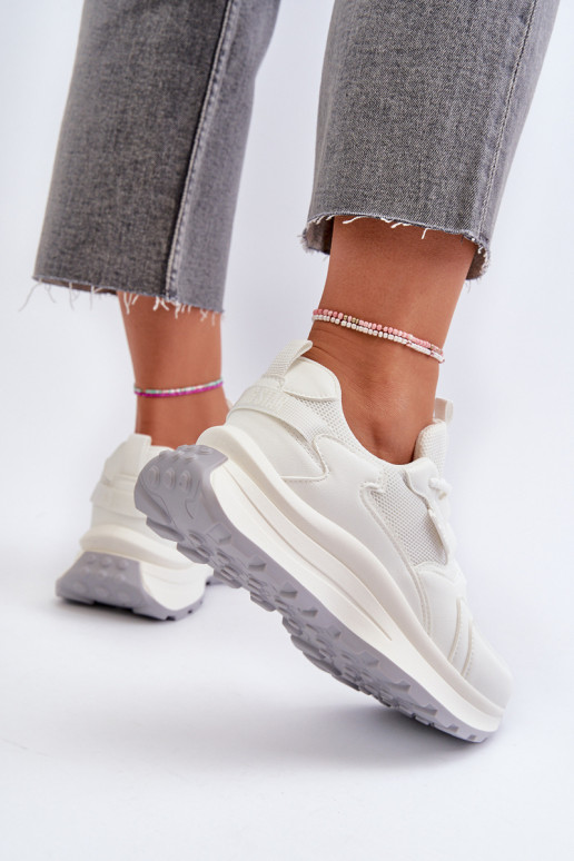 Tenisky model obuvi Dámske HI-POLY SYSTEM Big Star NN274A107 biela farba Tenisky model obuvi Dámske HI-POLY SYSTEM Big Star NN274A107 biela farba