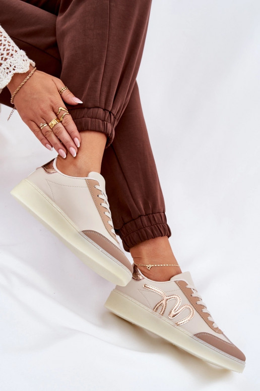 športové topánky dámske s platformou z eko kože s leopardím vzorom čiernej farby Velionna